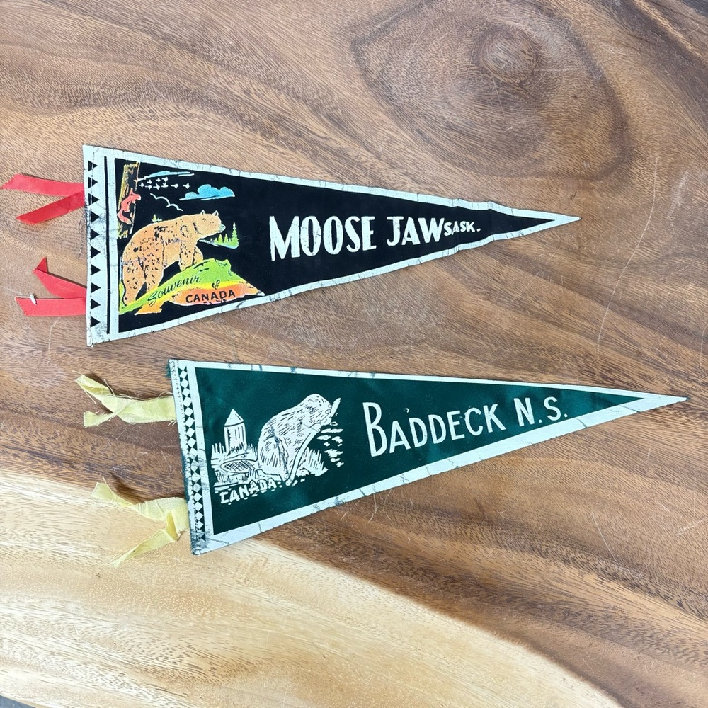 Vintage Canadian Souvenir Pennants